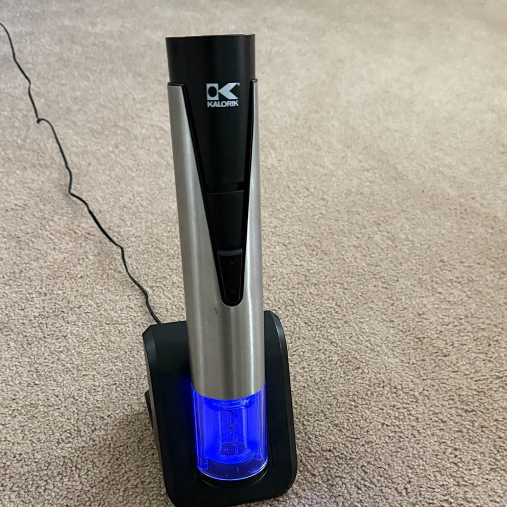 Silver Electric Wine Opener